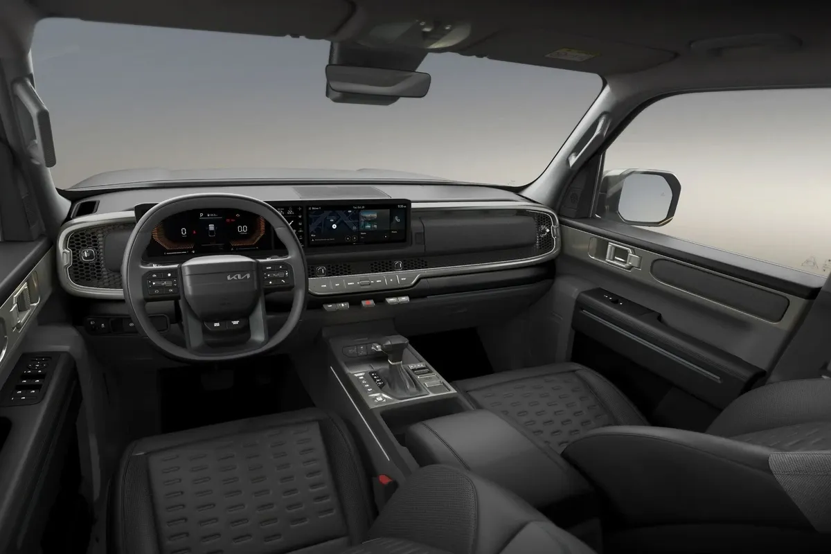 Kia Tasman PGL traz painel digital de 12,3 polegadas e comandos da cabine