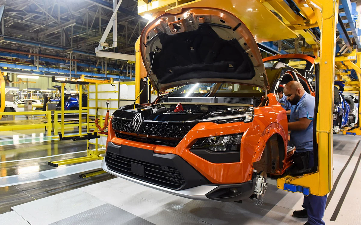 Unidade industrial da Renault em São José dos Pinhais onde será desenvolvido o sistema híbrido